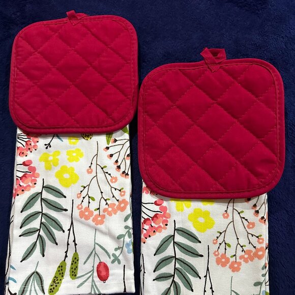 Mainstays Meadow Floral Kitchen Towels & Potholders - Picture 1 of 4